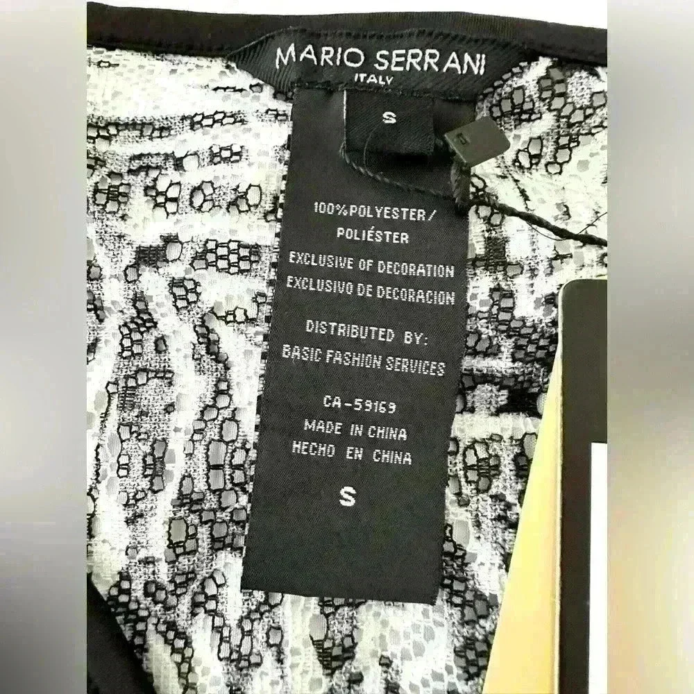 Mario Serrani Beach Cover Up Size Small